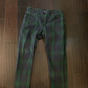 Levi Tartan Jeans